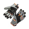 Gloves & Glove Accessories | Ergodyne 17046 ProFlex 710 Heavy-Duty Mechanics Gloves Gray 2X-Large Pair image number 0