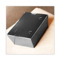 Perforated Roll & Hand Towels | SCT SCH 0753 ChampPak 7.75 in. x 5.5 in. x 2.5 in. Carryout Boxes - Black (200/Carton) image number 1
