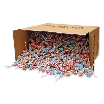 Spangler 534 Individually Wrapped Dum-Dum-Pops - Assorted Flavors (1800/Carton)