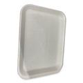 Food Containers & Lids | GEN 4SWH 9.5 in. x 7.25 in. x 0.5 in. No. 4S Foam Meat Trays - White (500/Carton) image number 0