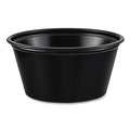 Cups | Dart P200BLK 2 oz. Polystyrene Portion Cups - Black (2500/Carton) image number 1