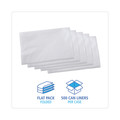 Low-Density Trash Bags | Boardwalk H4832MWK 24 in. x 32 in. 16 gal. 0.5 mil Linear Low Density Industrial Can Liners - White (500/Carton) image number 2