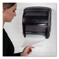 Towel Dispensers | San Jamar T850TBK 11.5 in. x 11.25 in. x 13.5 in. Integra Lever Roll Towel Dispenser - Black Pearl image number 9
