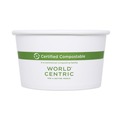Food Containers & Lids | World Centric BOPA16 4.4 in. Diameter x 3 in. h Paper Bowls - White (500/Carton) image number 0