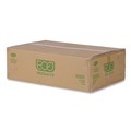 Perforated Roll & Hand Towels | Eco-Products EP-LC96 9 x 6 x 3 Renewable and Compostable Plastic Clamshell Hinged Food Containers - Clear (240/Carton) image number 3
