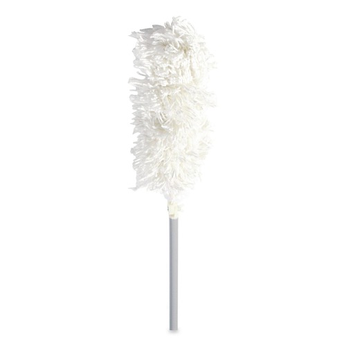 Dusters | Rubbermaid Commercial FGT12000GY00 51 in. Extension Handle HiDuster Dusting Tool with Angled Launderable Head image number 0