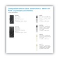 Cutlery Dispensers | Dixie SSFD120 SmartStock 10 in. x 8.78 in. x 24.75 in. Mediumweight Polystyrene Fork Dispenser - Smoke (1/Carton) image number 6