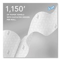 Perforated Roll & Hand Towels | Scott 25703 1-Ply 1150 ft. Pro Hard Roll Paper Towels with Elevated Scott Design for Scott Pro Dispenser - Gray Core Only (6/Carton) image number 4