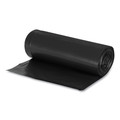 Low-Density Trash Bags | Earthsense Commercial 1507741 38 in. x 58 in. 1.25 mil 60 Gallon Linear Low Density Recycled Can Liners - Black (100/Carton) image number 2