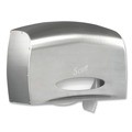Toilet Tissue Dispensers | Scott 09601 14.38 in. x 6 x 9.75 in. EZ Load Pro Coreless Jumbo Roll Tissue Dispenser - Stainless Steel image number 0