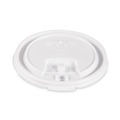 Cup Lids | SOLO LB3101-00007 Lift Back and Lock Tab Lids for 10 oz. Cups - White (1000/Carton) image number 0