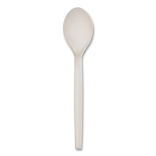 Disposable Spoons | WNA EPS003 7 in. EcoSense Renewable Plant Starch Cutlery Spoon (1000/Carton) image number 0