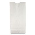 Grocery Bags | Ross & Wallace Paper Products 120310500PK/BL 7 in. x 4.38 in. x 13.75 in. #10 Size Grocery Paper Bags - White (500/Bundle) image number 0