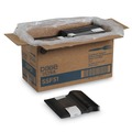 Disposable Forks | Dixie SSF51 SmartStock Series-O 6.5 in. Mediumweight Plastic Cutlery Forks Refill - Black (40/Pack, 24 Packs/Carton) image number 0