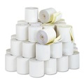 Perforated Roll & Hand Towels | PM Company 7706 3 in. x 90 ft. Impact Printing Carbonless Paper Rolls - White/Canary (50/Carton) image number 0