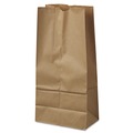 Grocery Bags | Ross & Wallace Paper Products 100316500PK/BL 7.75 in. x 4.75 in. x 16 in. #16 Size Grocery Paper Bags - Kraft (500/Bundle) image number 0