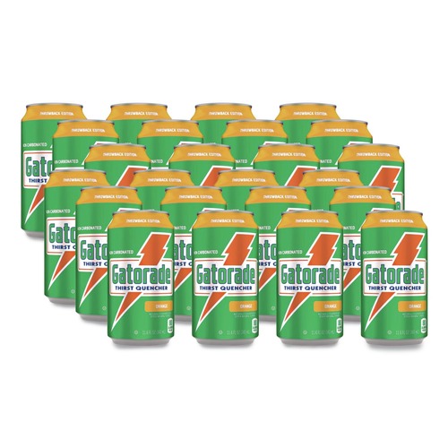 Perforated Roll & Hand Towels | Gatorade QUA00902 G Series 11.6 oz. Thirst Quenchers - Orange (Carton of 24 Cans) image number 0
