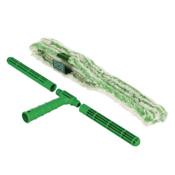 SQUEEGEES | Unger UNGMC450 18 in. Wide Sleeve Monsoon Plus StripWasher Complete with Plastic Handle - Green/White