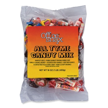 Office Snax 00652 1 lb. Bag Candy Assortments - All Tyme Candy Mix