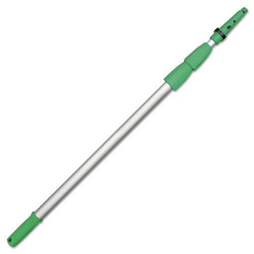 Extension Poles & Handles | Unger ED550 18 ft. Three Sections Opti-Loc Extension Pole - Green/Silver image number 0