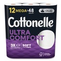 Toilet Tissues | Cottonelle 55494 Ultra ComfortCare 2-Ply Septic Safe Mega Rolls Soft Tissue Toilet Paper - White (48/Carton) image number 1