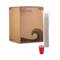 Cups | Boardwalk BWKTRANSCUP9CT 9 oz. Polypropylene Plastic Cold Cups - Translucent (100 Cups/Sleeve, 25 Sleeves/Carton) image number 2