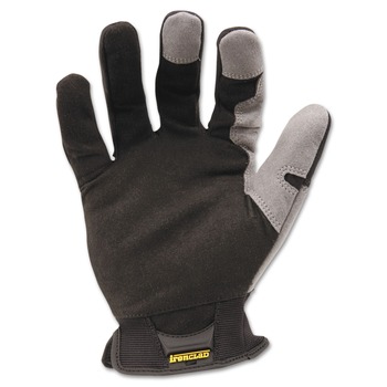 WORK AND WELDING GLOVES | Ironclad WFG-05-XL Workforce Glove - X-Large, Gray/Black (1-Pair)