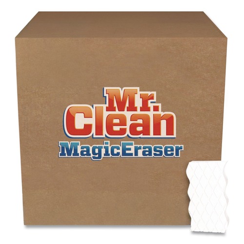 Scouring Pads & Sticks | Mr. Clean 16449 Extra Durable 4-3/5 in. x 2-2/5 in. x 7/10 in. Magic Erasers - White (30/Carton) image number 0