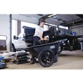 Wagons and Wheelbarrows | Rubbermaid Commercial FG564200BLA 32.75 in. x 58 in. x 28.25 in. 300 lbs. Capacity Big Wheel Agriculture Wheelbarrow - Black image number 2