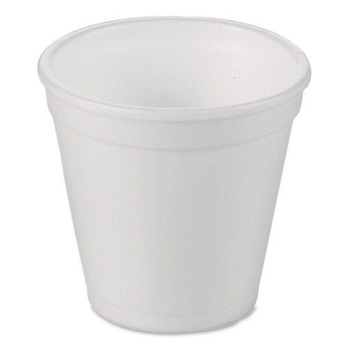 Cups | WinCup 221964 4 oz Foam Drink Cups - White (1000/Carton) image number 0