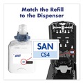 Hand Sanitizer Dispensers | PURELL 5121-01 CS4 6.12 in. x 4.48 in. x 10.81 in. 1,200 mL Hand Sanitizer Dispenser - White (1/Carton) image number 5