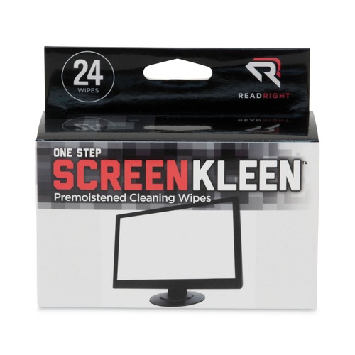 Cleaning Cloths & Wipes | Read Right RR1209 5 x 5 OneStep Screen Cleaner - Unscented (24/Box) image number 0