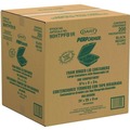 Perforated Roll & Hand Towels | Dart 90HTPFB1R 9.01 in. x 9.4 in. x 3.1 in. Insulated Foam Hinged Lid Containers - Black (200/Carton) image number 0