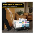 Carts & Trucks | Rubbermaid Commercial FG440000BLA 20.5 in. x 32.5 in. 250 lbs. Capacity Utility-Duty Home/Office Cart Platform - Black image number 4
