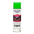 Paint & Paint Supplies | Rust-Oleum RST203032CT 17 oz. Aerosol Can Industrial Choice Precision Line Marking Paint - Fluorescent Green (12/Carton) image number 0