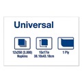 Dinner Napkins | Tork N5181A 1-Ply 15 in. x 17 in. 1/8 Fold Universal Dinner Napkins - White (3000/Carton) image number 6