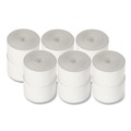 Perforated Roll & Hand Towels | PM Company 09650 2.31 in. x 400 ft. 0.69 in. Core Direct Thermal Printing Paper Rolls - White (12/Carton) image number 0