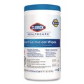 Cleaning Cloths & Wipes | Clorox Healthcare 30577 6 in. x 5 in. 1-Ply Bleach Germicidal Wipes - Unscented, White (150/Canister, 6 Canisters/Carton) image number 1