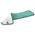 Mop Heads | Rubbermaid Commercial FGQ41200GR00 18.5 in. x 5.5 in. Microfiber Dust Pad - Green image number 2