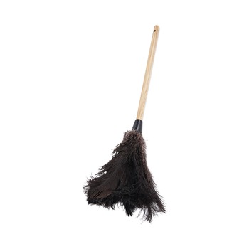 Boardwalk BWK20BK 10 in. Handle Professional Ostrich Feather Duster