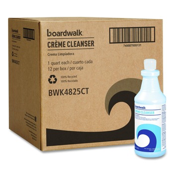 Boardwalk 037000-12ESSN 32 oz. Creme Cleanser - Baby Powder Scent (12/Carton)