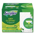 Floor Dusters & Accessories | Swiffer 80374620 8 x 10.4 Dry Refill Cloths - White (4/Carton) image number 1