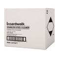 Stainless Steel Cleaners | Boardwalk 1041284 18 oz. Aerosol Spray Stainless Steel Cleaner and Polish - Lemon (12/Carton) image number 4