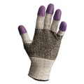 Gloves & Glove Accessories | Ansell 97431 G60 230 mm Purple Nitrile Gloves - Medium/Size 8/Black/White (1-Pair) image number 0