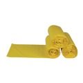 Waste Receptacles | Inteplast Group BR3043SPY 30 in. x 43 in. 1.15 mil 30 gal Infectious Waste Biohazard Low-Density Commercial Can Liners - Yellow (25 Bags/Roll, 6 Rolls/CT) image number 3
