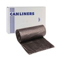High-Density Trash Bags | Boardwalk V8046EKKR01 40 in. x 46 in. 45 gal. 19 mic High-Density Can Liners - Black (150/Carton) image number 1