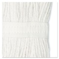 Mop Heads | Boardwalk BWK2020CEA #20 Cut-End Cotton Wet Mop Head - White image number 4