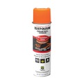 Paint & Paint Supplies | Rust-Oleum 203027V 17 oz. Aerosol Can Industrial Choice M1600 System Solvent-Based Precision Line Marking Paint - Flat Fluorescent Orange (12/Carton) image number 0