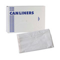 Low-Density Trash Bags | Boardwalk H6036EWK 30 in. x 36 in. 30-Gallon 0.7 mil. Flat Pack Linear Low Density Industrial Can Liners - White (200/Carton) image number 6