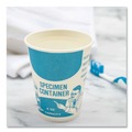 Medical Cups & Accessories | SOLO SC378-3008 8 oz Paper Specimen Cups - Blue/White (50/Sleeve, 20 Sleeves/Carton) image number 2